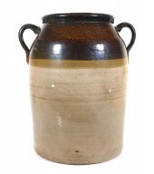 CRARY POTTERY 10 GAL STORAGE J