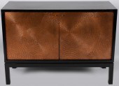 CRATE & BARREL BLACK LACQUER A