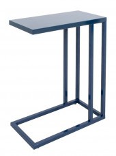 CRATE & BARREL BLUE ENAMELED M