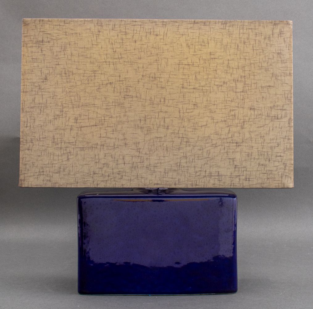 CRATE & BARREL "LAGO" BLUE