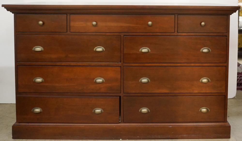 CRATE & BARREL STAINED FRUITWOOD
