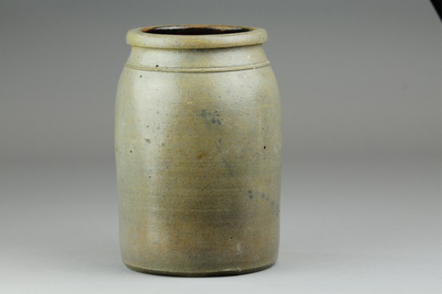 CRAWFORD GROCER STONEWARE JUG Crock