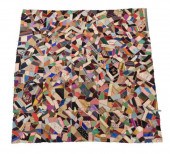 CRAZY QUILT TOP, 19TH/20TH C.,