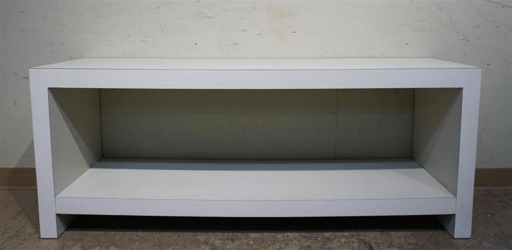 CREAM FORMICA TWO-TIER SOFA