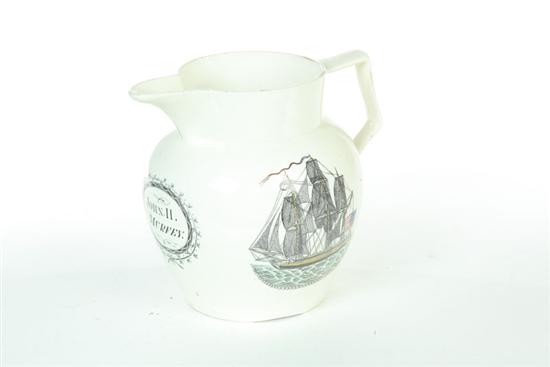 CREAMWARE PITCHER.  England  1st