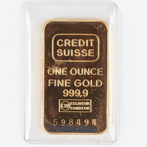 CREDIT SUISSE 1 OZ 999.9 GOLD