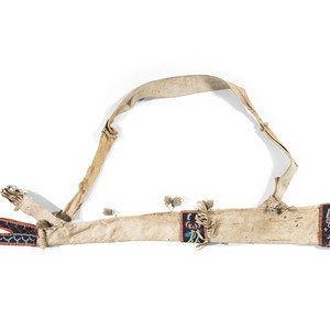 Cree Beaded Hide Rifle Scabbard