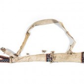 Cree Beaded Hide Rifle Scabbar