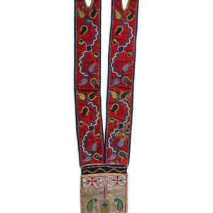 Cree Beaded Hide Shot Pouch, with