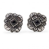 CREED STERLING SILVER CUFFLINK