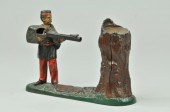 CREEDMOOR MECHANICAL BANK Red