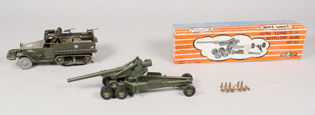 CRESCENT TOY ARTILLERY GUN & UNIMAX