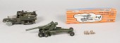 CRESCENT TOY ARTILLERY GUN & U