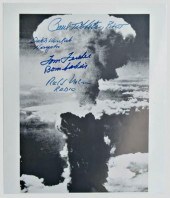 Crew of Enola Gay signed photo