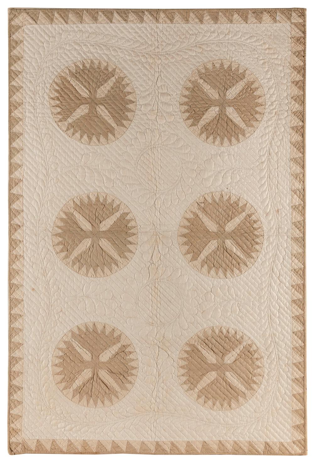 CRIB QUILT LATE 19TH CENTURY 36”