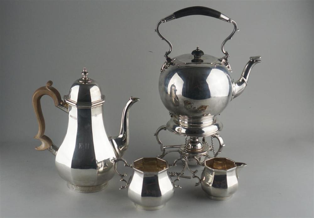 CRICHTON BROS. SILVER FOUR-PIECE