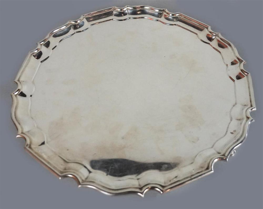 CRICHTON BROS. SILVER SALVER,