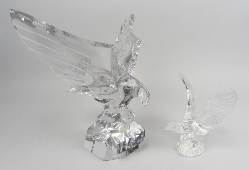 CRISTAL DE SEVRES MODEL OF AN EAGLE