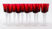 CRISTAL DE SEVRES RED &QUOT;VE