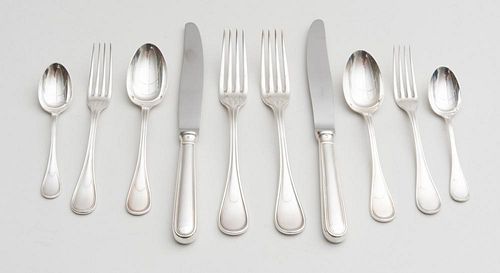 CRISTOFLE SILVER-PLATE 91-PIECE