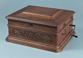 Criterion music box, case with