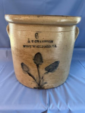 CROCK, 6 GAL, G.I. CRANSTON WE