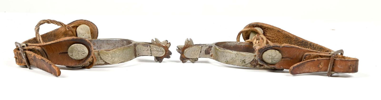 CROCKETT SPURS WINGED SILVER