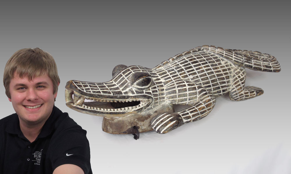 CROCODILE AFRICAN MASK: Bobo -