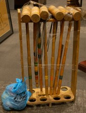 CROQUET & DUCK PIN SET Early p