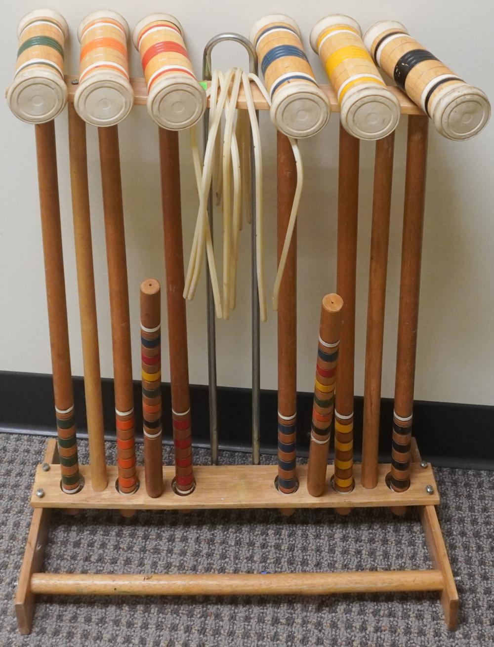 CROQUET LAWN AND GARDEN WOODEN