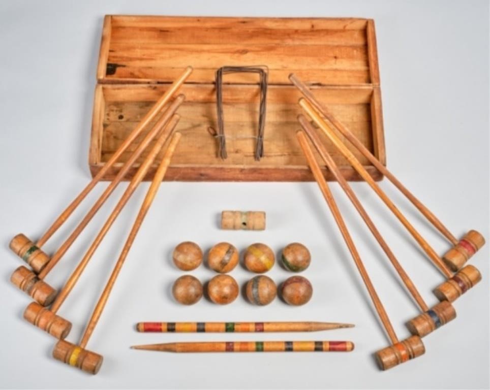 CROQUET SETA complete wooden