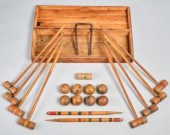 CROQUET SETA complete wooden c
