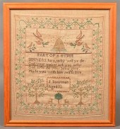 CROSS-STITCH NEEDLEWORK SAMPLE