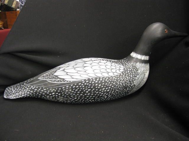 Crossman Carved & Painted Decoyof a