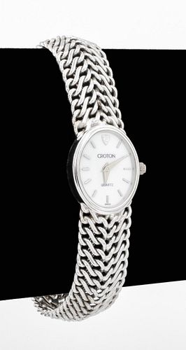 CROTON 14K WHITE GOLD WATCH14K