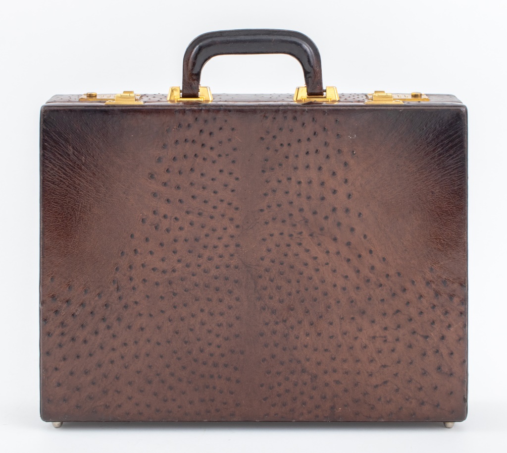 CROUCH & FITZGERALD OSTRICH SKIN
