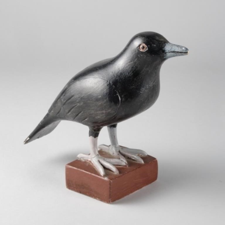 CROW CARVING BY WILFRID RICHARDA