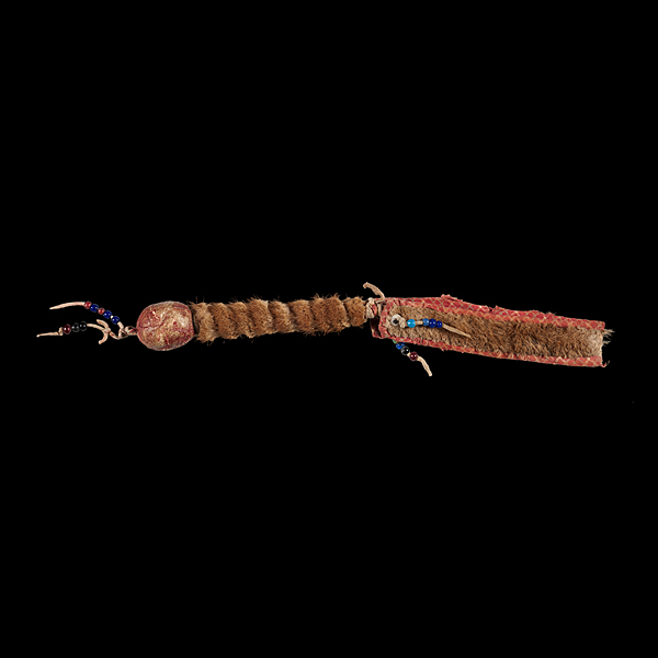Crow Hide and Otter Fur Rattle