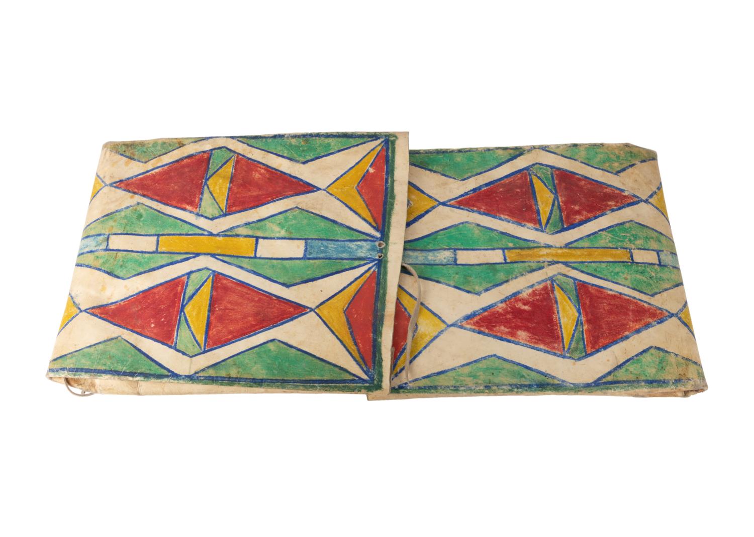 CROW PEOPLES PAINTED PARFLECHE