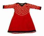 CROW WOMEN'S DRESS WITH ELK TE