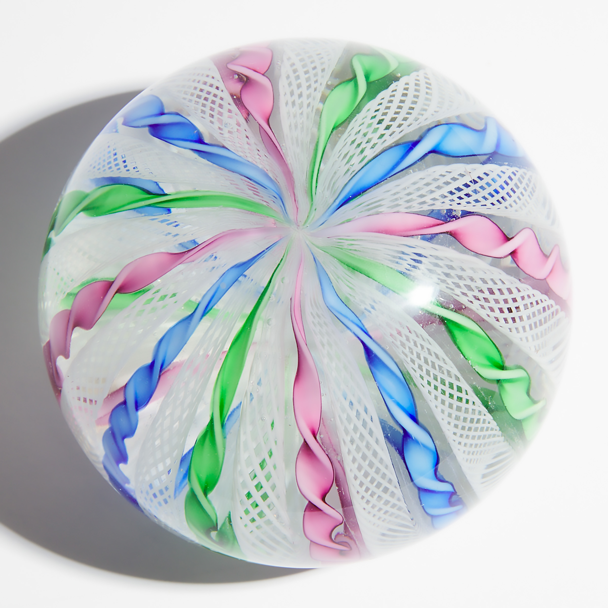 Crown Magnum Glass Paperweight,