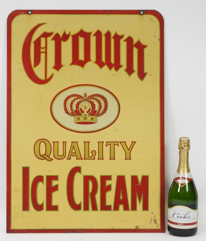 CROWN QUALITY ICE CREAM HANGING