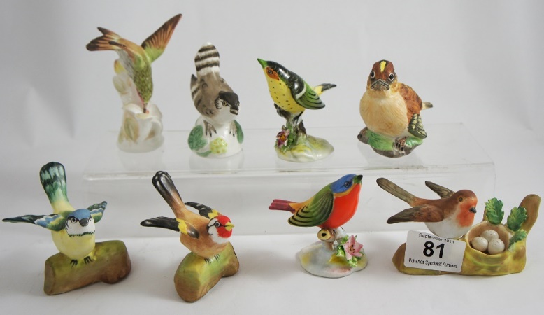Crown Staffordshire Birds (8)