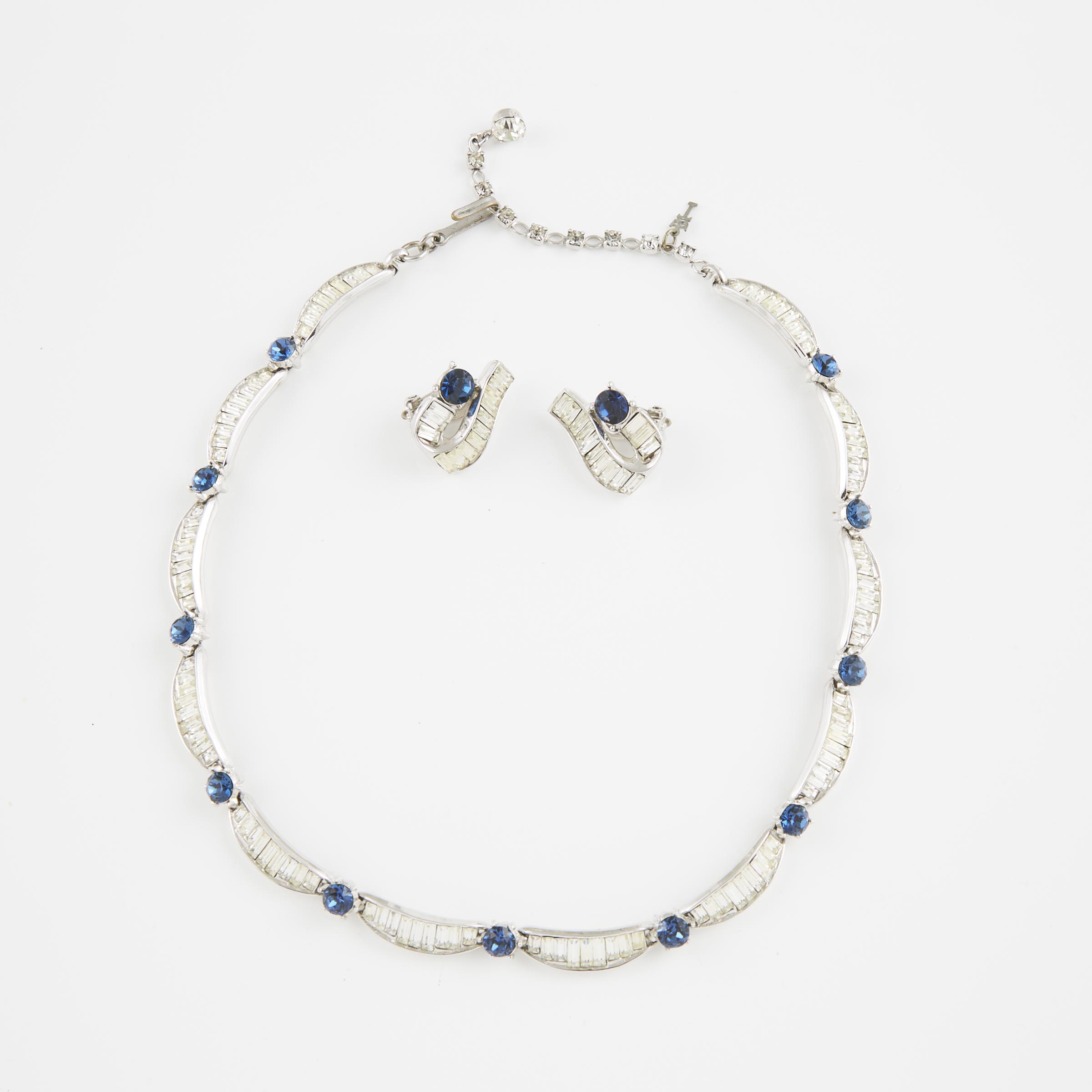 Crown Trifari 3-Piece Silver-Tone