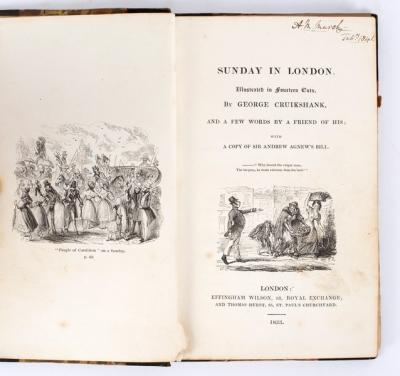 Cruikshank (G) Sunday in London,