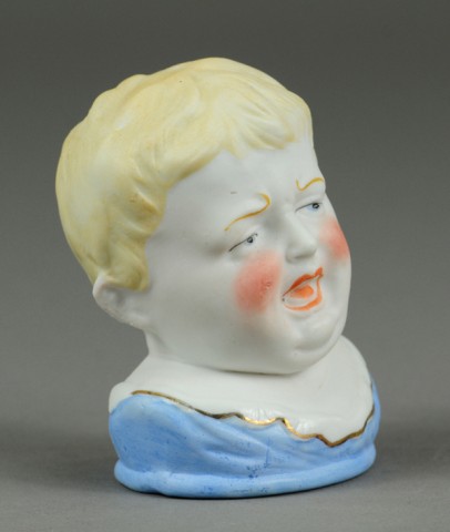 CRYING BABY STILL BANK Attributed