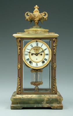 Crystal Ansonia regulator clock,