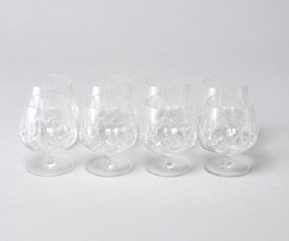 CRYSTAL BRANDY SNIFFERSA set of