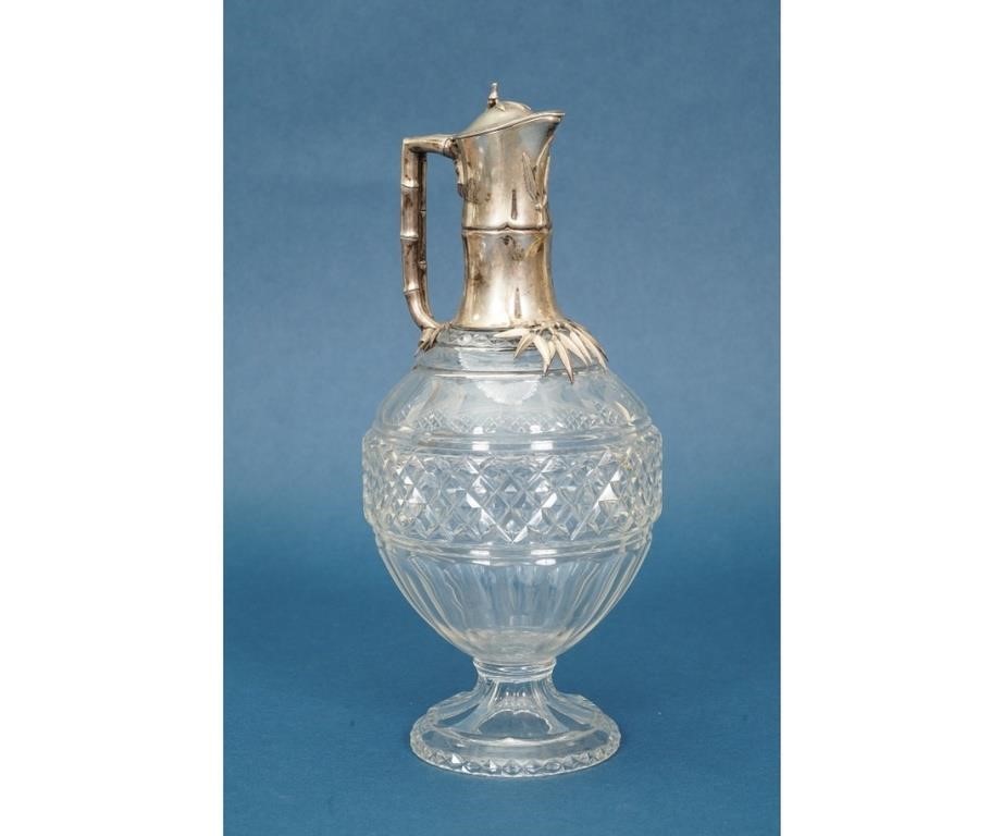Crystal claret jug with "800"