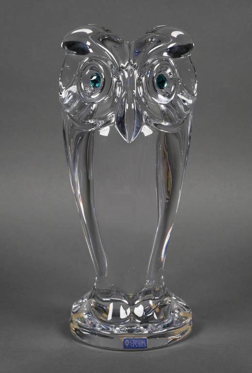 CRYSTAL DE SEVRES OWL